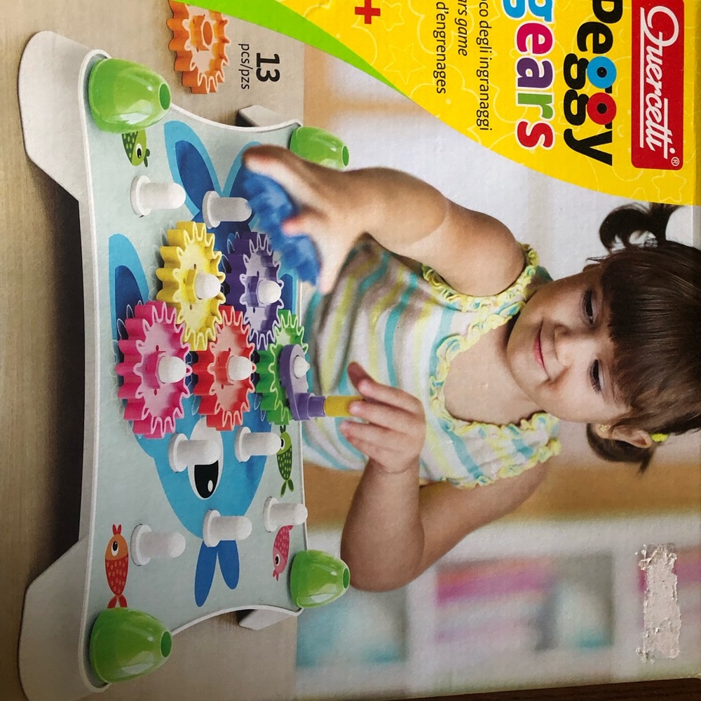 Peggy Gears Puzzle - Multicolor Interactive Toy